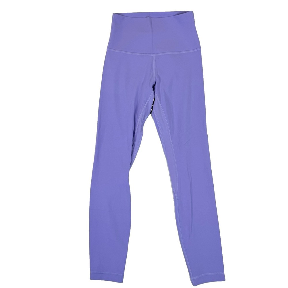 Lululemon Align High Rise Pant 25" Size 4 Lilac Lavender Leggings Excellent